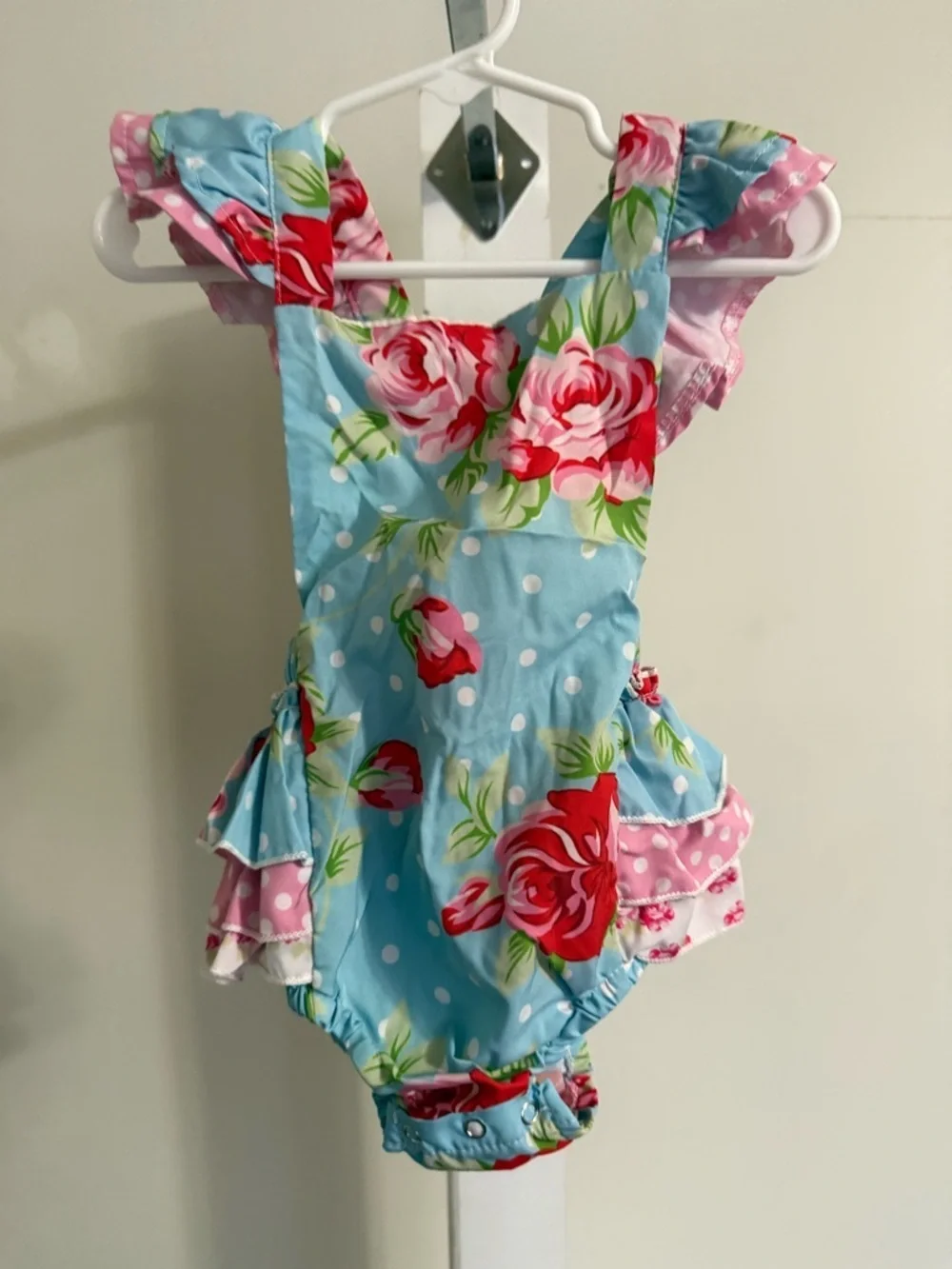 Floral Boutique Ruffle Butt Romper
